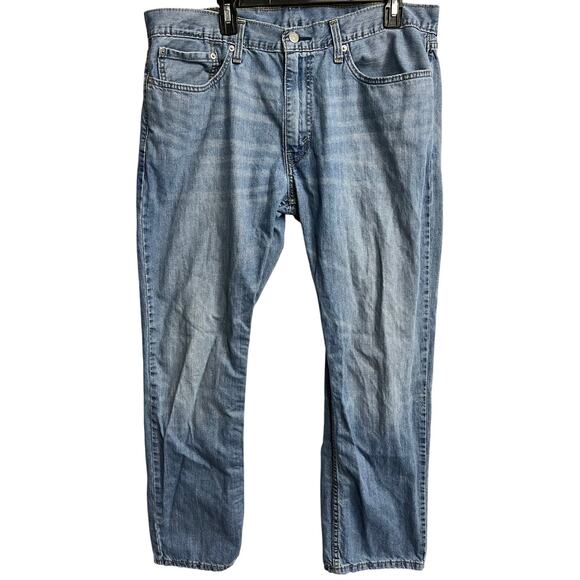 Levis 559 Relaxed Straight Jeans 36x32 (36x30) Blue Medium Wash Denim 100 Cotton - Picture 1 of 5